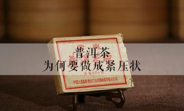 普洱茶为何要做成紧压状？